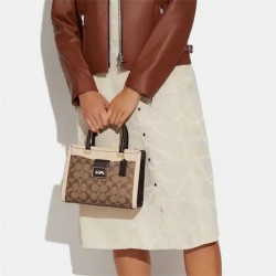 Coach Women Grace Carryall In Signature Canvas Khaki