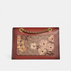 Coach Women Parker In Signature Canvas With Prairie Floral Print