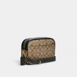 Coach Women Jamie Camera Bag In Signature Canvas With Varsity Motif