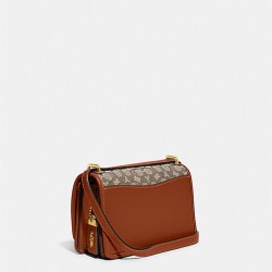 Coach Women Bandit Shoulder Bag in Signature Textile Jacquard