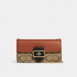 Coach Women Morgan Crossbody In Colorblock Signature Canvas