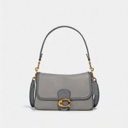 Coach Women Soft Tabby Shoulder Bag in Colorblock Grey