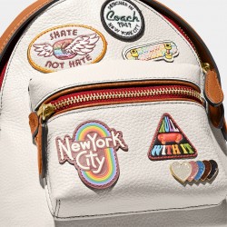 Coach Women Charter Backpack 18 With Patches