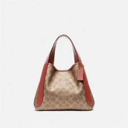 Coach Women Hadley Hobo 21 In Signature Canvas