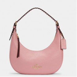 Coach Women Bailey Hobo with Whipstitch Pink