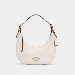 Coach Women Bailey Hobo With Whipstitch Chalk