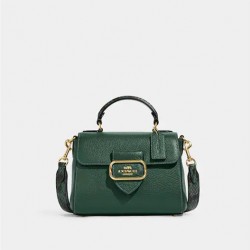 Coach Women Morgan Top Handle Satchel Everglade