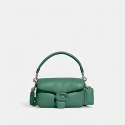 Coach Women Pillow Tabby Shoulder Bag 18 Bright Green