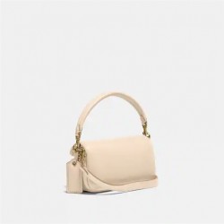 Coach Women Pillow Tabby Shoulder Bag 18 Ivory