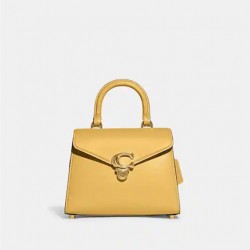 Coach Women Sammy Top Handle Brass Hay