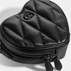 Coach Women Heart Crossbody With Quilting