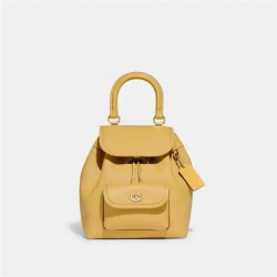 Coach Women Riya Backpack 21 Brass Hay