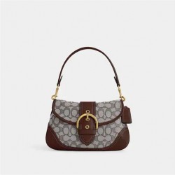 Coach Women Soho Bag in Signature Jacquard Oak