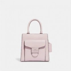 Coach Women Mini Pepper Crossbody Silver Ice Pink