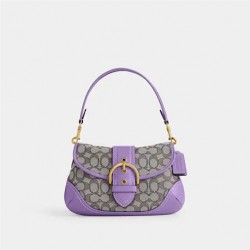 Coach Women Soho Bag in Signature Jacquard Iris