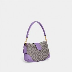 Coach Women Soho Bag in Signature Jacquard Iris