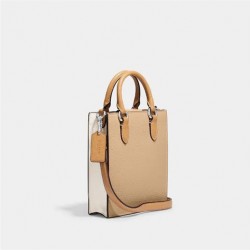 Coach Women North South Mini Tote in Colorblock