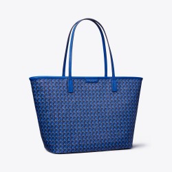 Tory Burch Women Ever Ready Zip Tote Mediterranean Blue