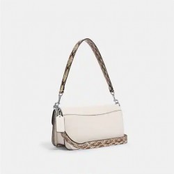 Coach Women Morgan Shoulder Bag Silver Chalk Multi