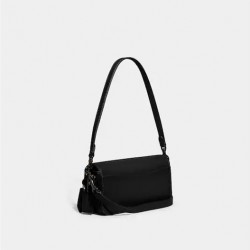 Coach Women Studio Baguette Bag Pewter Black