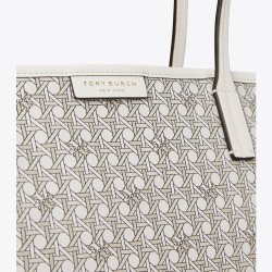 Tory Burch Women Ever Ready Zip Tote Ivory