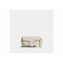 Coach Women Tabby Crossbody Wristlet Brass Chalk