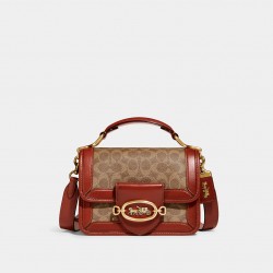 Coach Women Hero Shoulder Bag In Signature Canvas