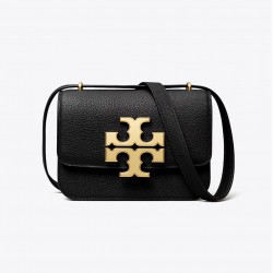 Tory Burch Women Small Eleanor Convertible Shoulder Bag Black