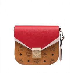 MCM Patricia Shoulder Bag in Color Block Leather Bag